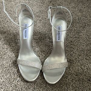 Silver Steve Madden Heels